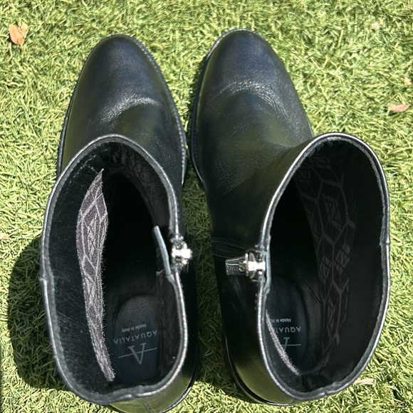 NWOB AQUATALIA Nario Weatherproof Leather Bootie Made in Italy Women’s 7.5M - Picture 2 of 10